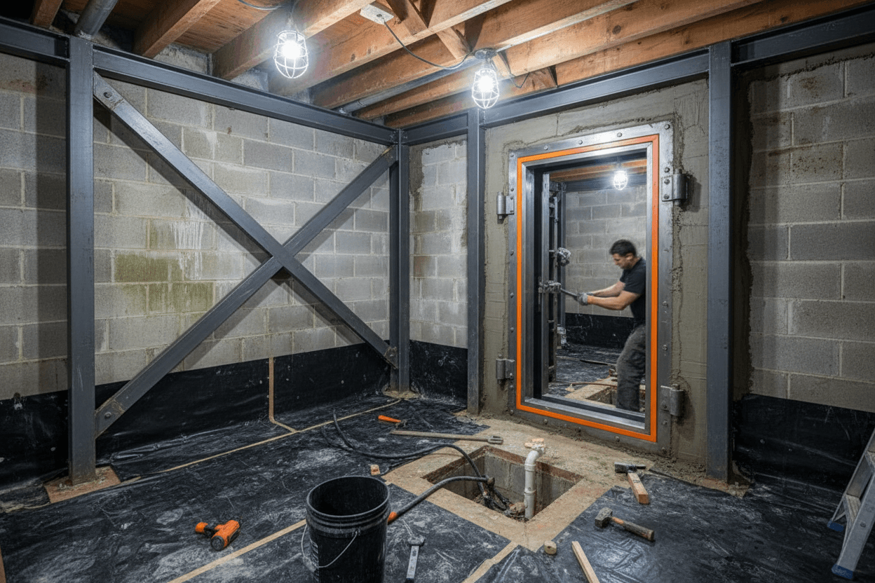 Basement & Safe Room Conversion